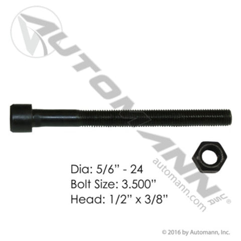 Automann MCB100 Center Bolt 5/16in X 3-1/2in