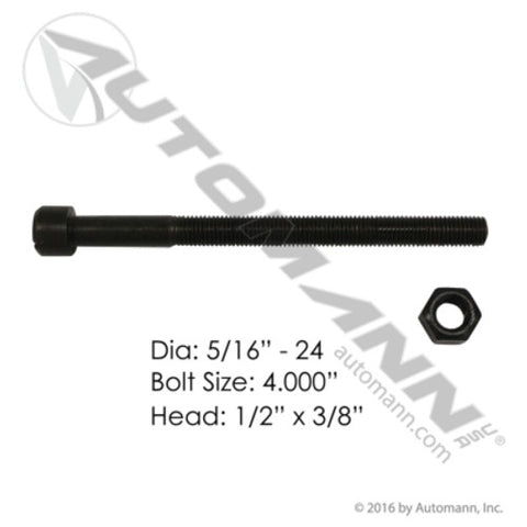Automann MCB125 Bolt 5/16in X 4in Center