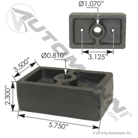 Automann ME16226 Spacer Block 2-5/16in Mack