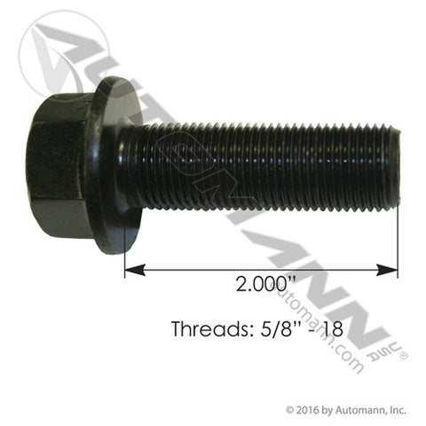 Automann MFB580200F Flange Bolt 5/8in X 2in GR8