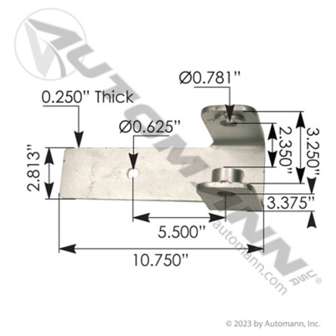 Automann MFL128 Shock Bracket RH Freightliner