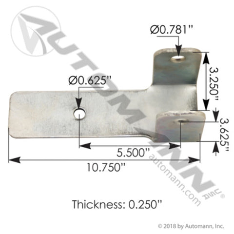 Automann MFL129 Shock Bracket RH/LH Freightliner