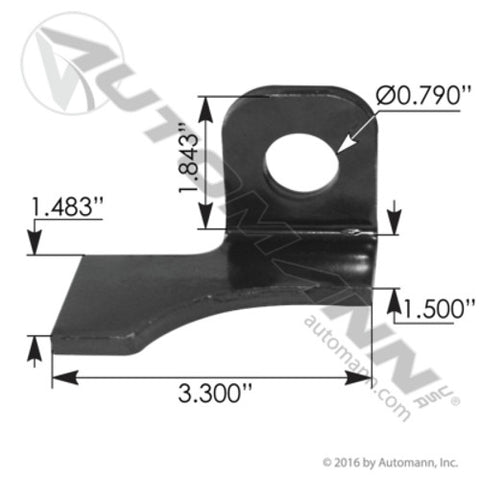 Automann MFL176 Hanger Wear Pad RH Freightliner