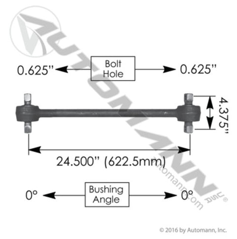 Automann MFL45 Tuftrac Torque Rod Freightliner