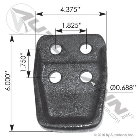 Automann MFL46181 Frame Bracket Freightliner