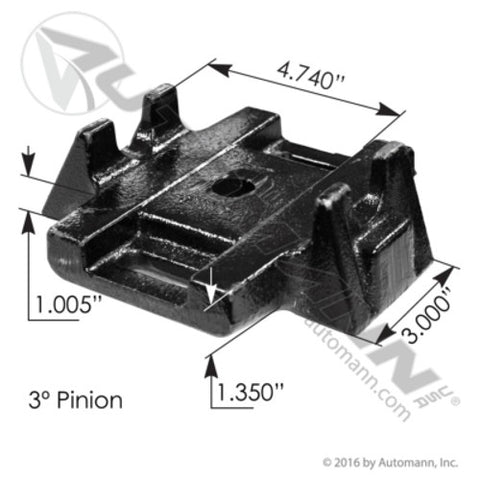 Automann MFL46760 Axle Seat Freightliner
