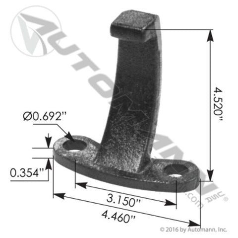 Automann MFL4686 Axle Seat Retainer Freightliner