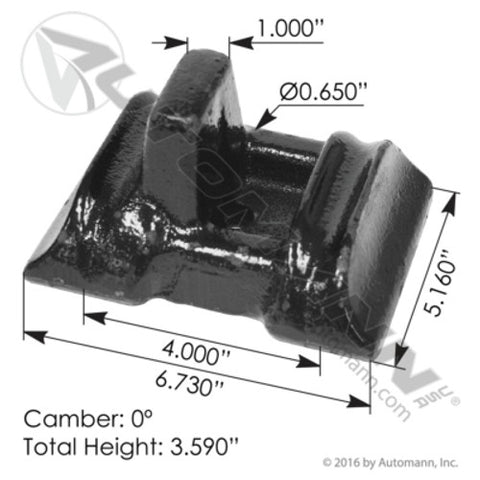 Automann MFL46860 Axle Top Plate Freightliner
