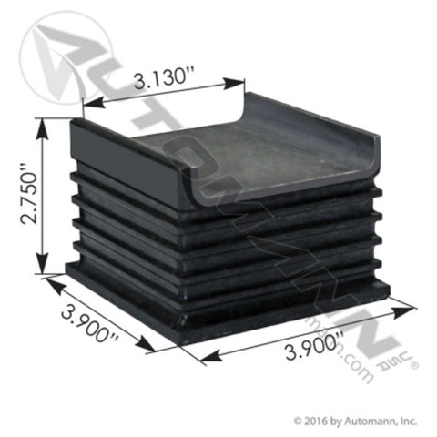 Automann MFL4891 Spring End Pad Freightliner