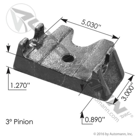 Automann MFL49 Axle Seat LH Freightliner