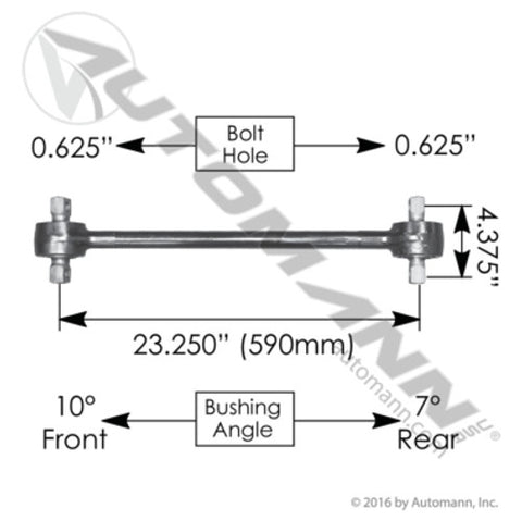 Automann MFL61 Tuftrac Torque Rod Freightliner