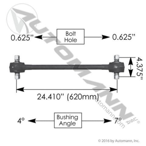 Automann MFL67 Tuftrac Torque Rod Freightliner