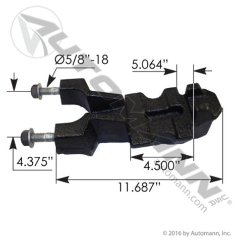 Automann MHS2108 Spring Seat Rear 11.5 Deg Hendrickson