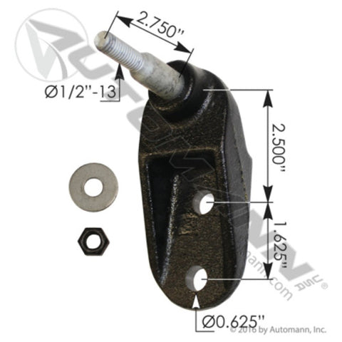 Automann MHS50574 Upper Shock Bracket Hendrickson