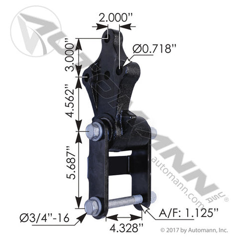 Automann MHS50744 Shackle Kit RH Hendrickson
