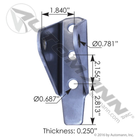 Automann MHS781 Shock Bracket Upper Hendrickson/Turner