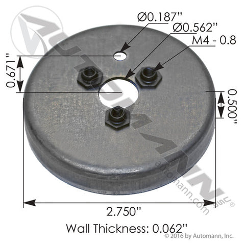 Automann MHT2901 Spindle Plug Kit Hendrickson/Turner