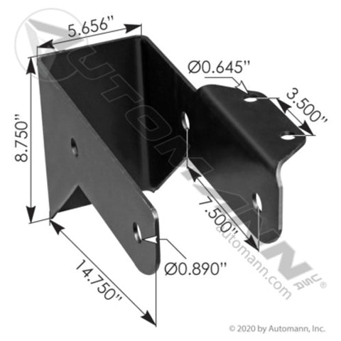 Automann MHT292 Bushing Saddle RH Hendrickson Aux