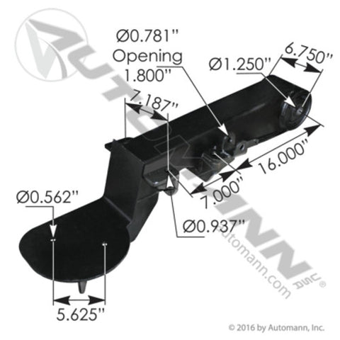 Automann MHT876 Beam Assembly Roadside Hendrickson