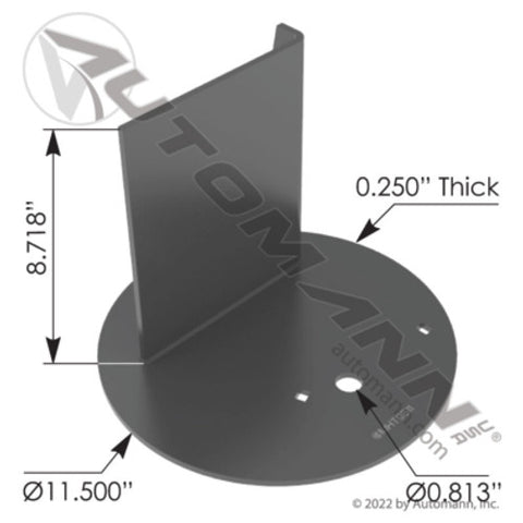 Automann MHT9511 Top Plate LH Hendrickson/Turner