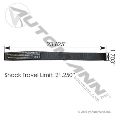 Automann MHTS2125 Shock Strap 21.25in Hendrickson