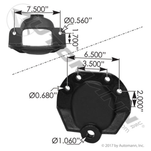 Automann MI16996 Hanger Front of Front IHC