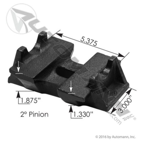 Automann MIH55895 Axle Seat 2 Deg IHC