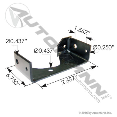 Automann MK16993 Shock Bracket RH Kenworth