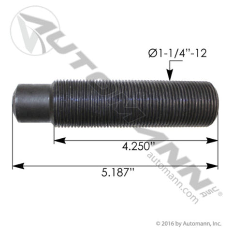 Automann MN9199 Stud 1-1/4in-12 X 5in Neway