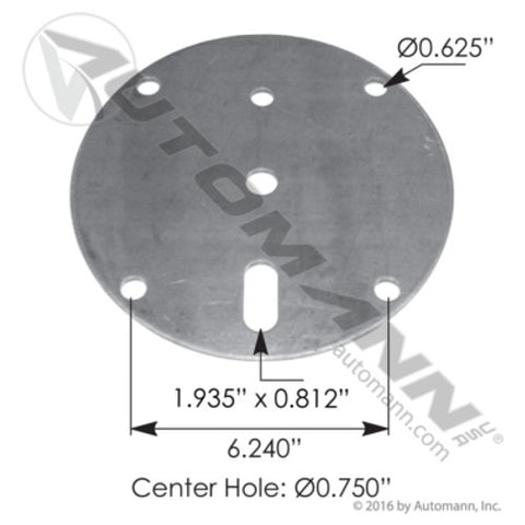 Automann MN93127 Air Spring Mounting Plate Neway