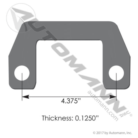 Automann MPB105 Alignment Shim 1/8in Peterbilt/Kenworth