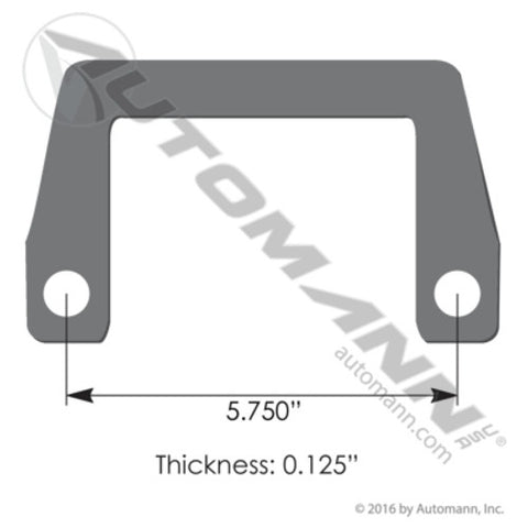 Automann MPB111 Alignment Shim 1/8in Peterbilt/Kenworth