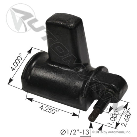 Automann MPB75001 U Bolt Top Plate LH Peterbilt