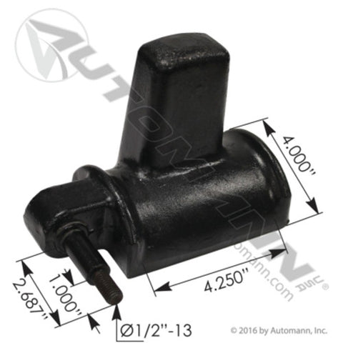 Automann MPB75002 U Bolt Top Plate RH Peterbilt