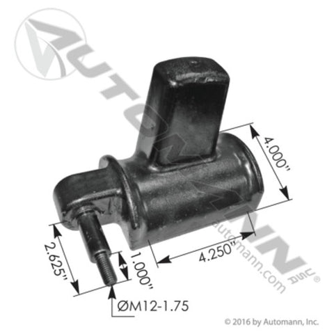 Automann MPB75004 U Bolt Top Plate RH Peterbilt