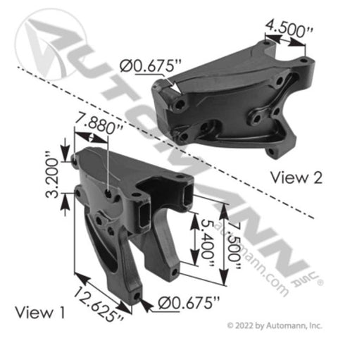 Automann MPB75163 C Spring Hanger RH Peterbilt/Kenworth
