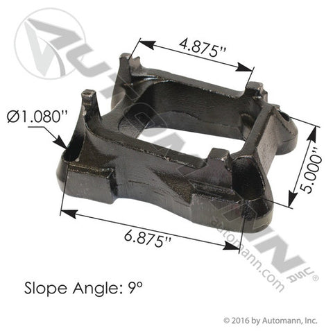 Automann MPB75607 U Bolt Bottom Plate Peterbilt