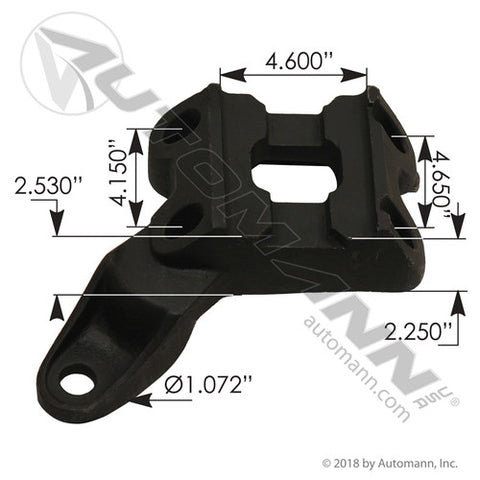 Automann MPB75610 U Bolt Bottom Plate LH Peterbilt