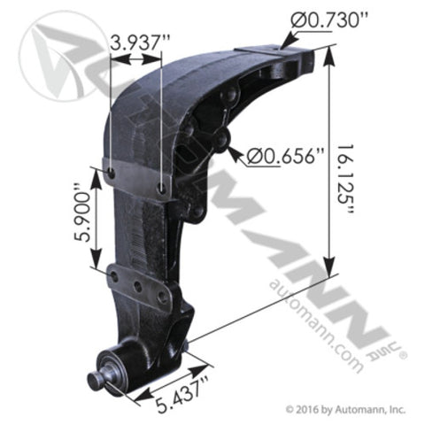 Automann MPB7563 Cab and Shackle Hanger Peterbilt
