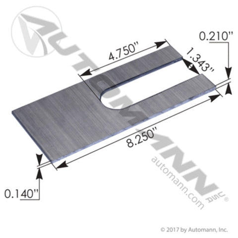 Automann MPB75771 Shim Low Mount Air Peterbilt