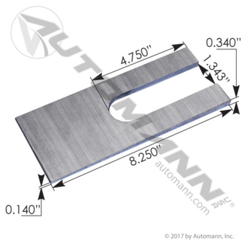 Automann MPB75773 Shim Low Mount Air Peterbilt