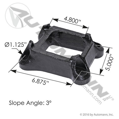 Automann MPB75901 Bottom Ubolt Plate Peterbilt
