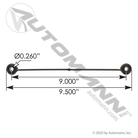 Automann MSRK7589 Linkage Flat Bar Neway 9.0in C to C