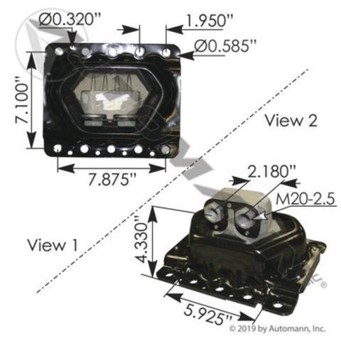 Automann MV27027 Motor Mount Volvo