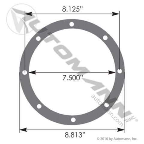 Automann MVT48 Trunnion Cap Ring Volvo