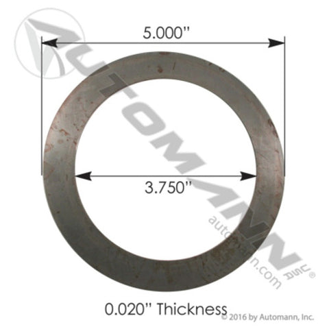 Automann MX409 Spacer 0.02in Thick Mack