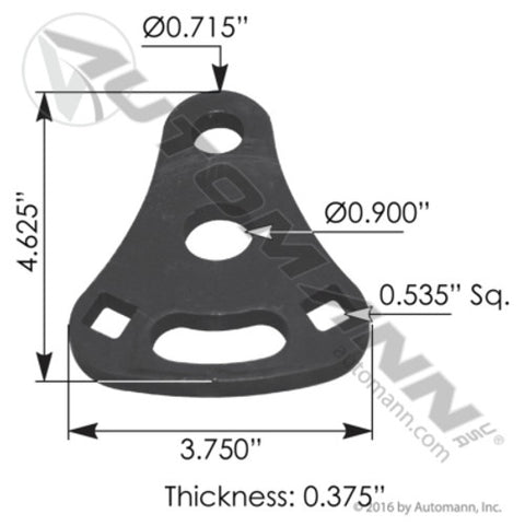 Automann RD763 Adjuster Plate Ridewell