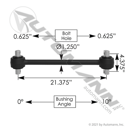 Automann TMR1339 Torque Rod 21.375in Autocar