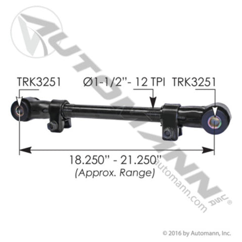 Automann TMR3132 Torque Rod Adjustable Meritor
