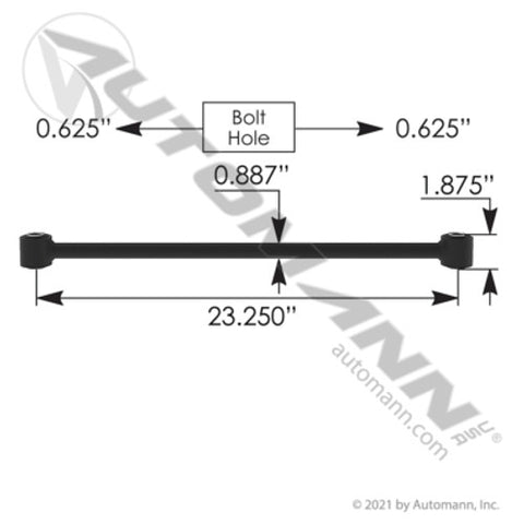 Automann TMR4676 Torque Rod Cab 23.250in Freightliner